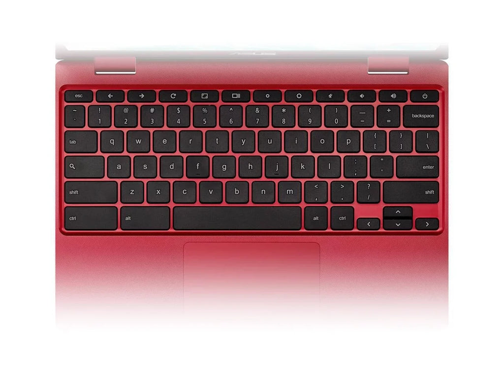 Chromebook Laptop in Red, 12,  Celeron, 32GB Flash Storage, 4GB RAM, C223NA-DH02-RD