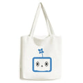 Clover Lovely Small TV Happy Original Tote Canvas Bag Shopping Satchel Casual Handbag