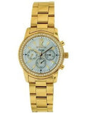 Invicta Women's 11771 Angel White MOP Dial Gold Plated Stainless Steel Watch