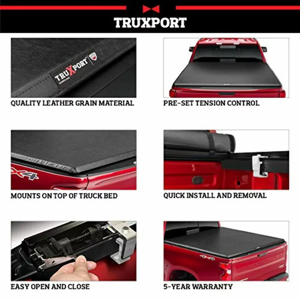 Truxedo Truxport Soft Roll Up Truck Bed Tonneau shield | 294701 | appropriate with 2022  Maverick 4' 6" Bed (54.4")