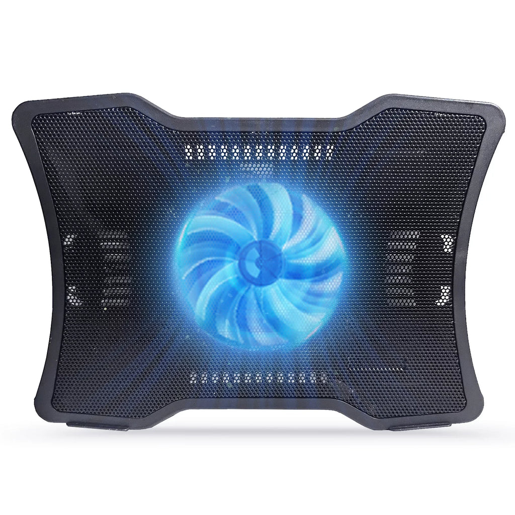 Arealer Portable Laptop Cooler Laptop Cooling Base Single Fan Design Low Noise Two USB Ports Support Laptops Below 14 inch