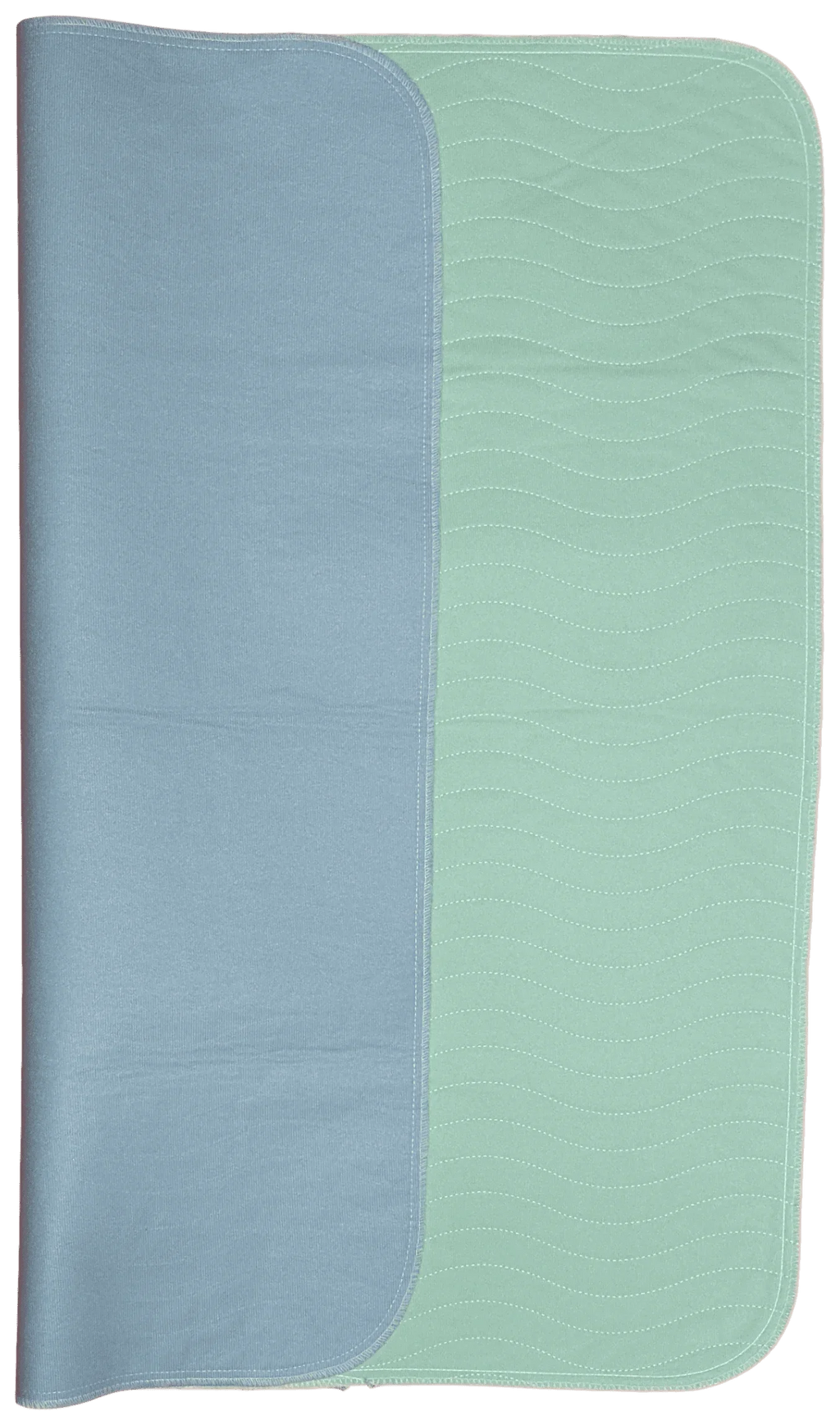12 Pack Bed Pad Washable Incontinence Underpad - Absorbent Waterproof Urinary Protection for Seniors Children 34 x 36 Blue/Green