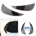 BFY Car Front Bumper Air Vent shield Trim Glossy Black ABS For Mercedes Benz W205 AMG C-Class C180 C200 C300 C400 2015 2016 2017 2018