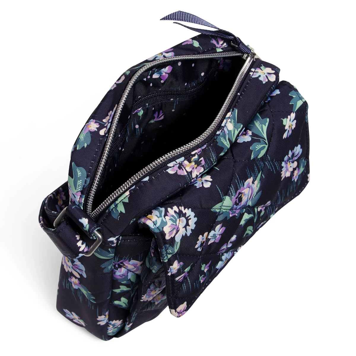 Vera Bradley Women's Performance Twill Small Crossbody Bag Navy Garden