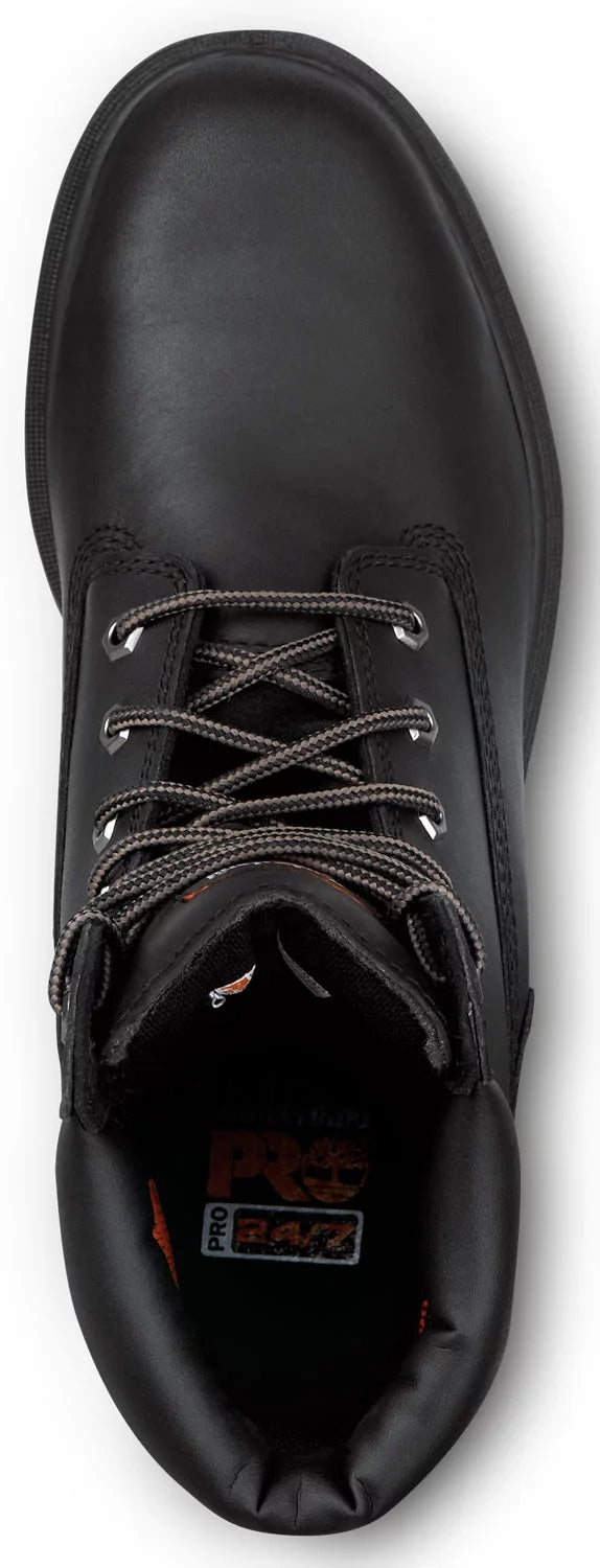 Timberland PRO  8IN Direct Attach Men's, Black, Steel Toe, EH, MaxTRAX Slip protected, WP Boot  (11.0 W)