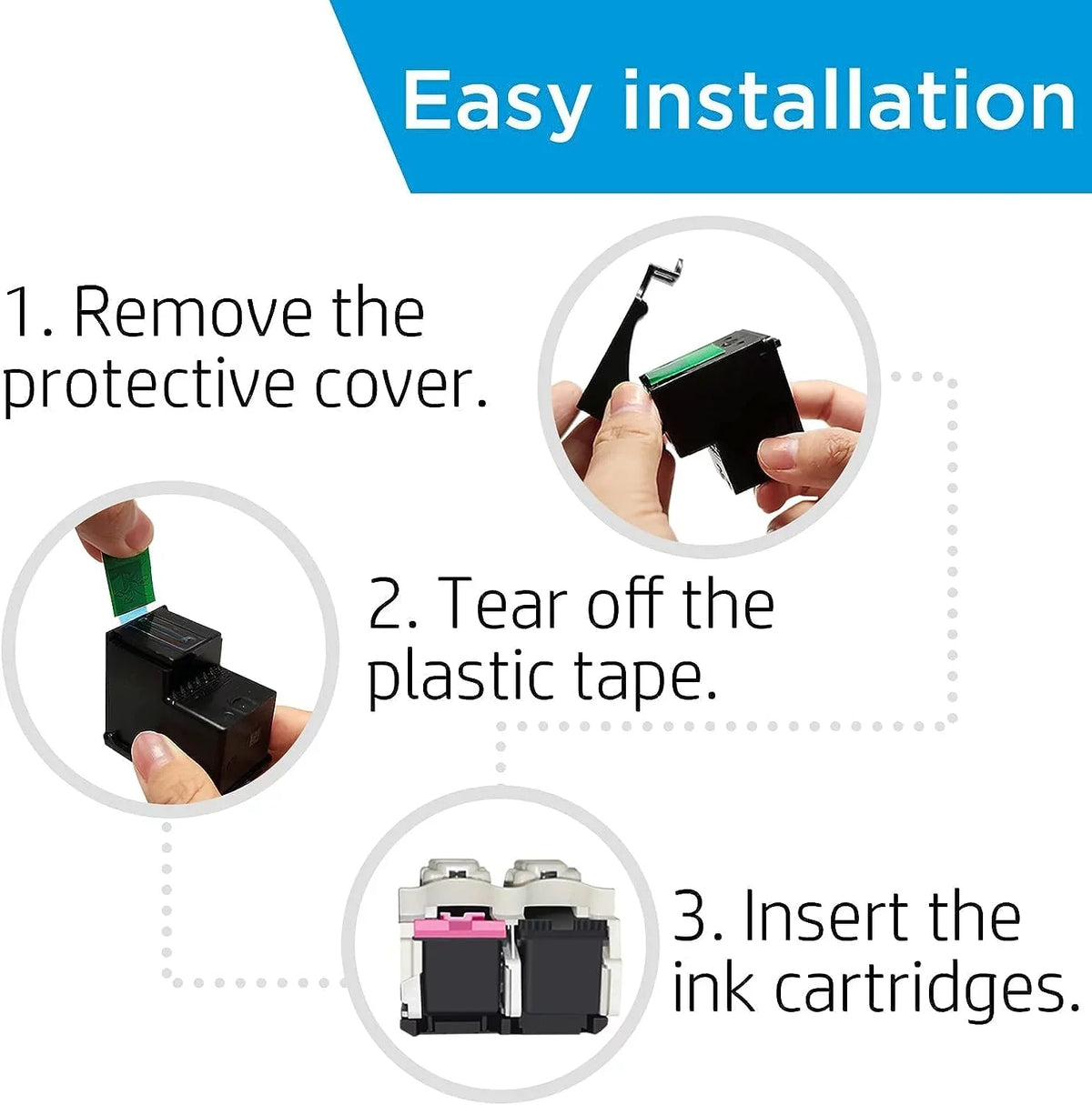 275XL 276XL Ink Cartridge Replacement for  PG-275 CL-276,High Yield for  275 and 276 Multi Pack Ink suitable for PIXMA TS3520 TS3522 TS3500 TR4720 TR4700 TR4722 Printers(1Black 1 Color)