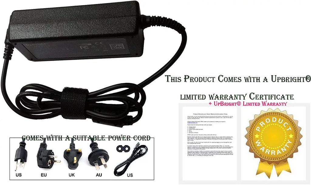 UPBRIGHT Adapter For  IdeaPad 100 80MH Series 100-14IBY 100-141BY 80MH000YUS 14" N2940 Laptop Notebook PC Power Supply Cord Battery Charger