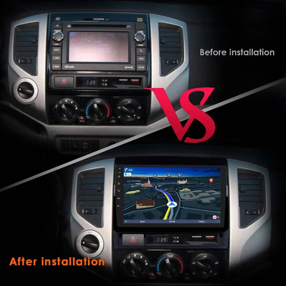 9inch 1280*720 IPS Fit  Tacoma 2005-2015 Android Octa Core 4+32GB Car Radio Stereo DSP Carplay GPS NAVI AM FM elements