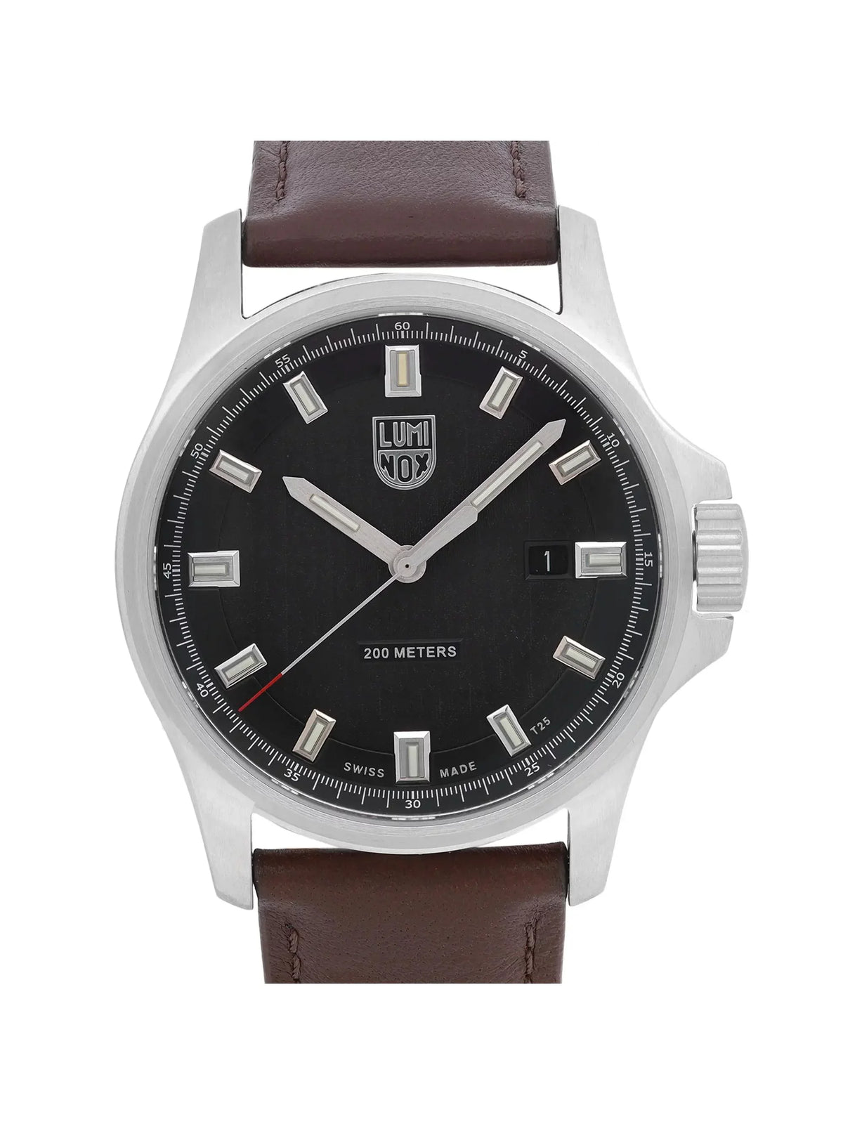 Luminox Dress Field 42mm Stainless Steel Black Dial Quartz Mens Watch XL.1831