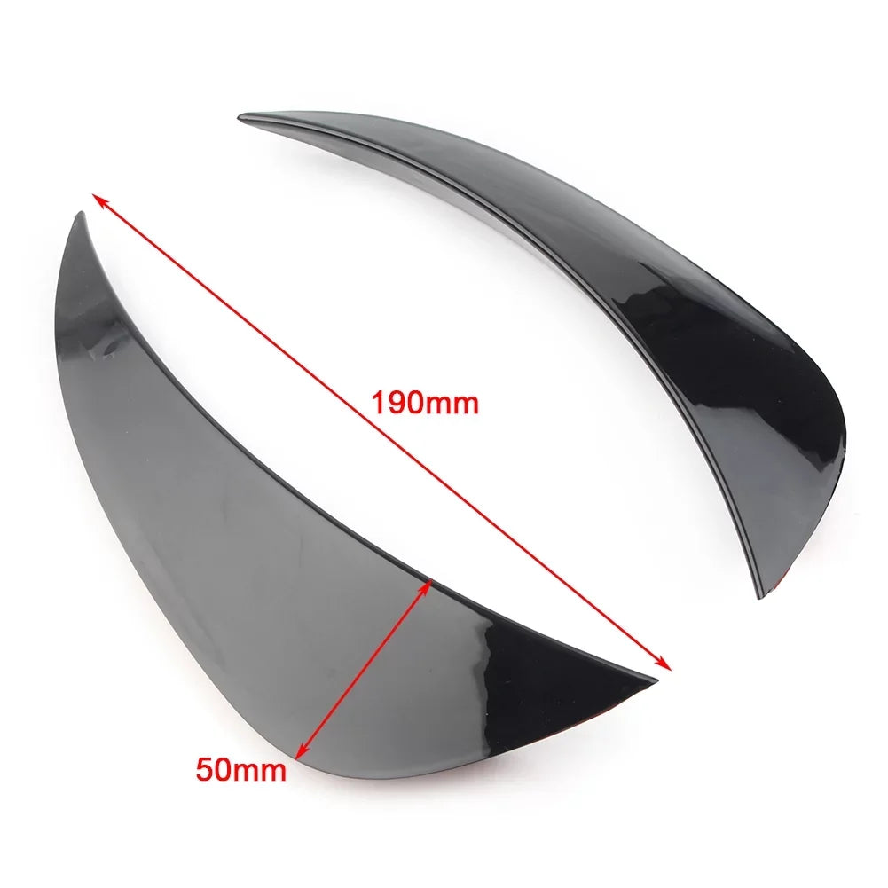 BFY Car Front Bumper Air Vent shield Trim Glossy Black ABS For Mercedes Benz W205 AMG C-Class C180 C200 C300 C400 2015 2016 2017 2018