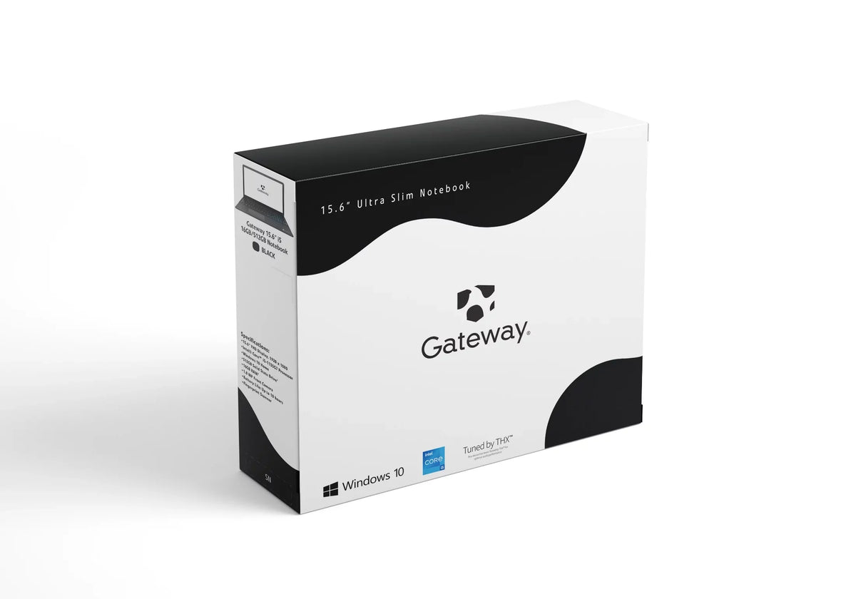 Restored Gateway GWTN156-9BK 15.6" FHD i5-1135G7 2.4GHz  Iris Xe Graphics 16GB RAM 512GB SSD Win 10 Home Black (Refurbished)
