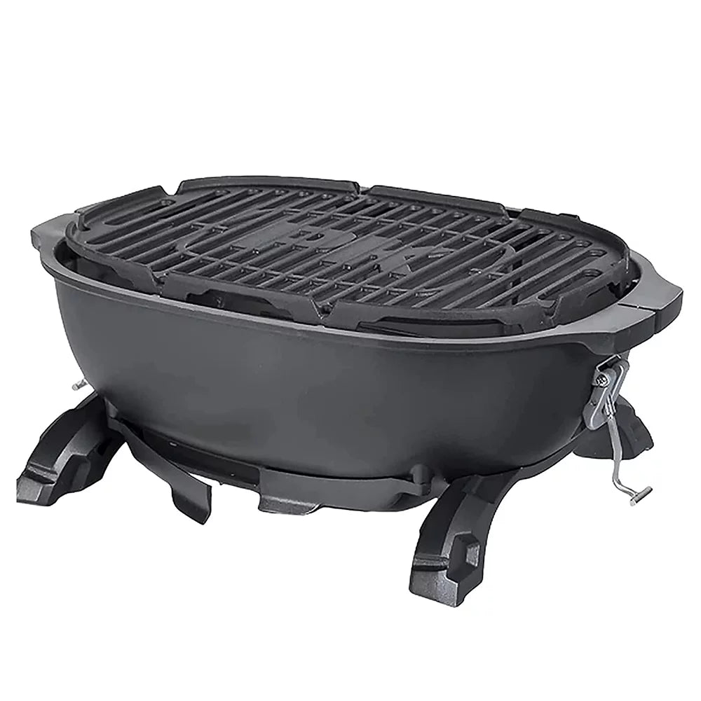 PKGO Hibachi Charcoal Grill Orange. PK Grills 17 in