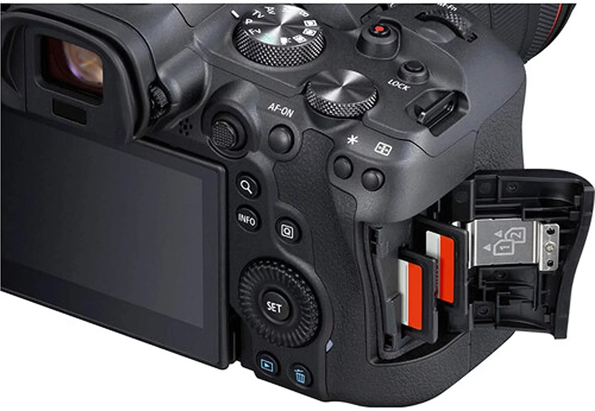 EOS R6 Mirrorless Digital Camera with RF 24-105mm f/4 L is USM Lens + RF 100-400mm is USM Lens + 420-800mm Super Telephoto Lens + 128GB Memory + Case + Tripod + Filters 43pc Bundle