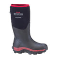 Dryshod Arctic Storm Women's Winter Boots (Size 10, Hi Cut, Black/Cranberry)