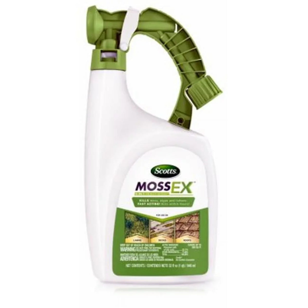Spray - Quantity 12. Ortho 3300210 MossEx Moss, Algae & Lichens Killer, 32-oz