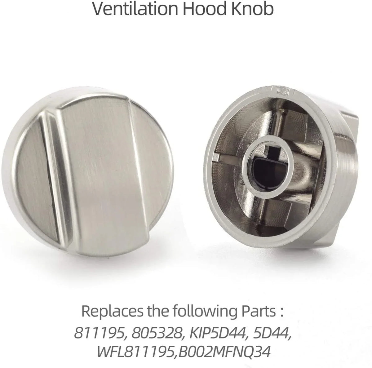 811195 Wolf Hood Knob Part Fit 56 Models for Sub-Zero Wolf Pro Ventilation Hood Knob Replacement 805328 KIP5D44 5D44 B002MFNQ34 - （2 Pack）