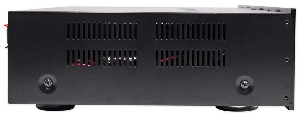 6000w 6-Zone, Home Theater Bluetooth Receiver+12) Black 6.5" Ceiling Speakers+EQ