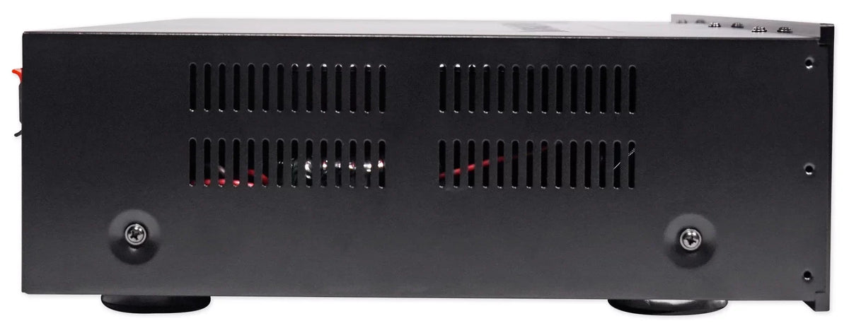 6000w 6-Zone, Home Theater Bluetooth Receiver+12) Black 6.5" Ceiling Speakers+EQ
