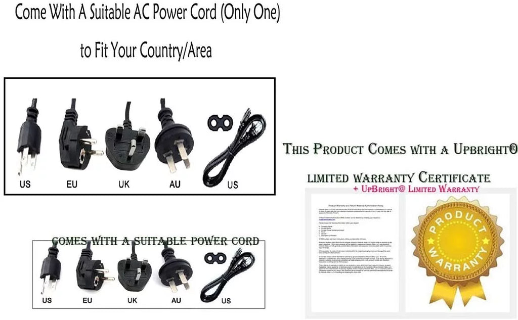 UPBRIGHT NEW Global AC / DC Adapter For  Vostro 14 3000 3458 14-3458 14" LED Laptop Notebook PC Power Supply Cord Cable PS Battery Charger Mains PSU