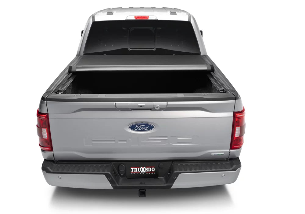 TruXedo Pro X15 Soft Roll Up Truck Bed Tonneau wrap | 1498301 | matching with 2015 - 2023  F-150 6' 7" Bed (78.9") , Black