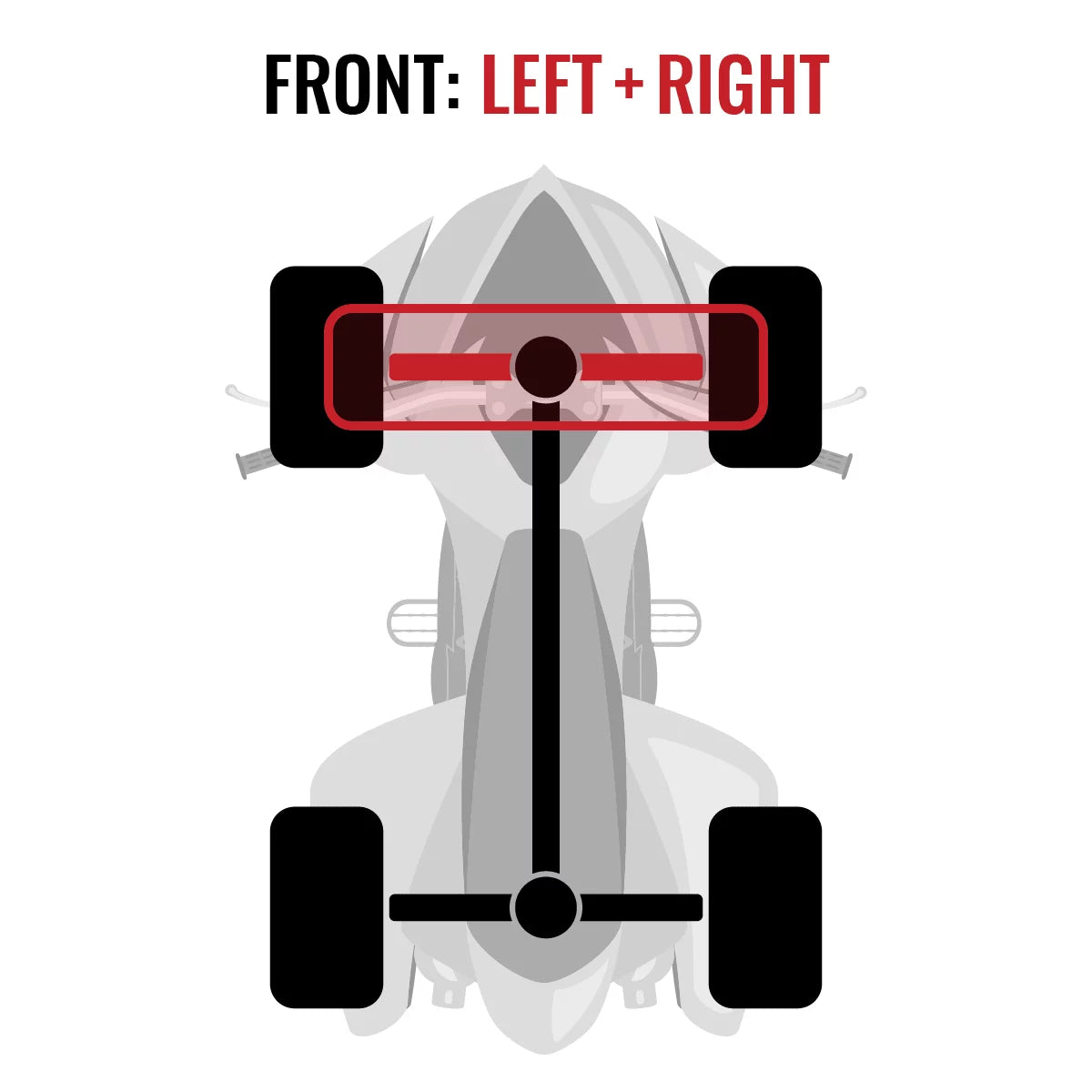 2 pc Sixity XT Front Left Right Axle suitable with Can-Am Maverick 1000 2015 - MAX 1000 XDS DPS 4X4
