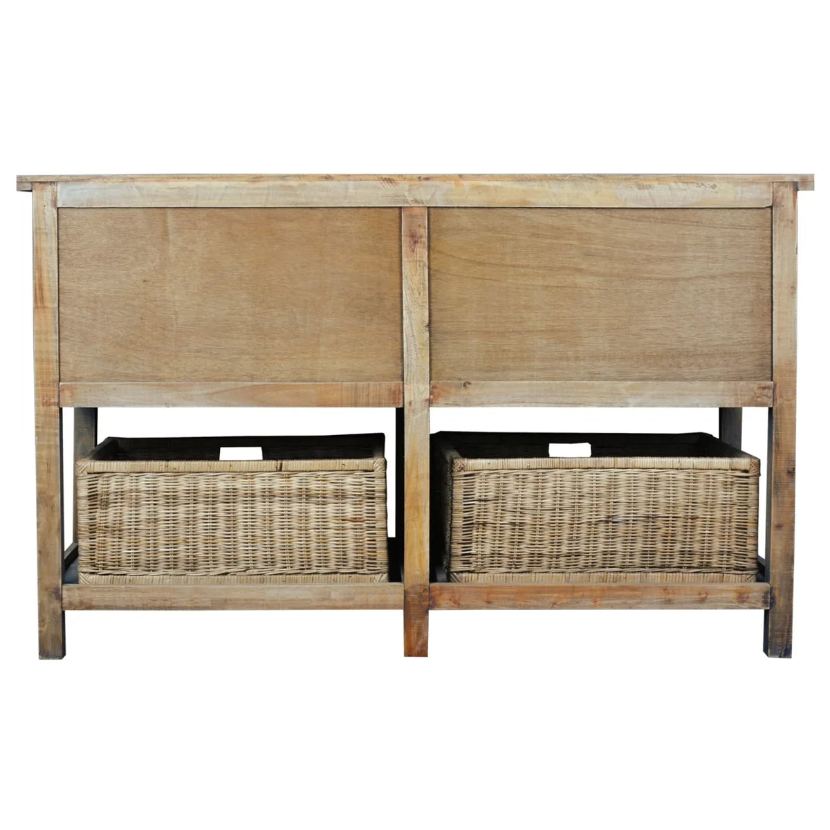 Cottage Double Bay Sideboard - Driftwood Brown. Sunset Trading CC-TAB228S-DW 61 in