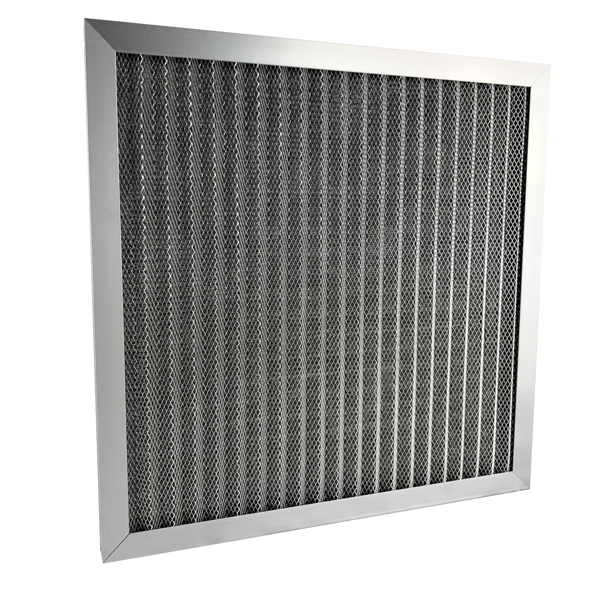Aulnay Aluminum Electrostatic Air Filter (14" x 14" x 1"), Furnace Central AC Filter, Washable Metal HVAC Air Filter