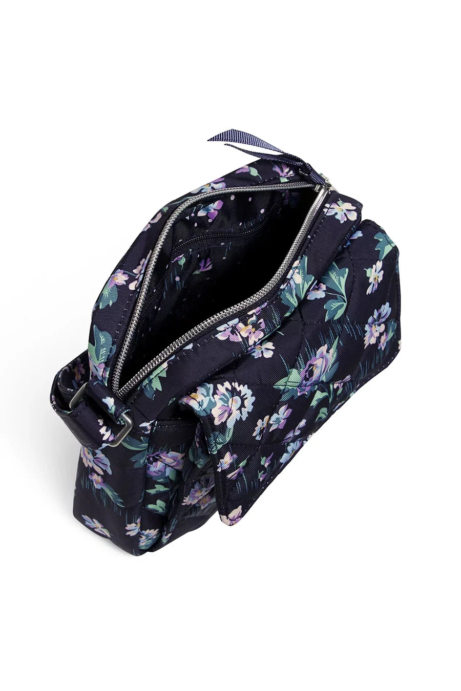 Vera Bradley Women's Performance Twill Small Crossbody Bag Navy Garden