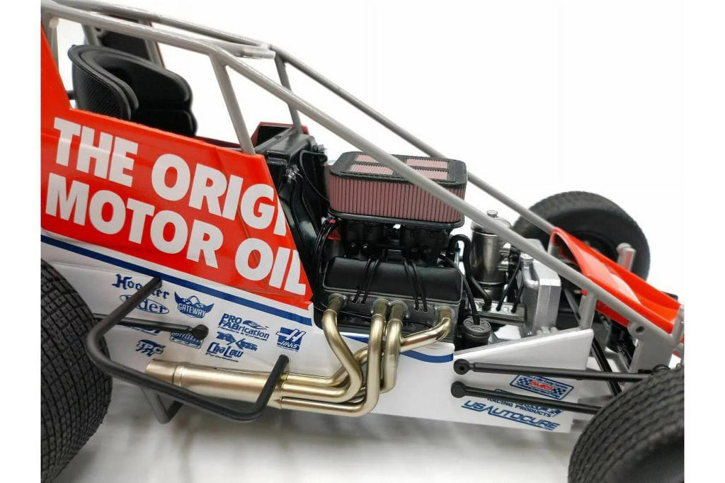 Leary "Valvoline" - Acme A1809515 - 1/18 scale Diecast Car. 2021 Winged Sprint Car, #55 C.J