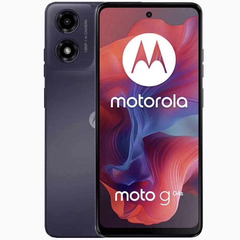 Motorola Moto G04s DUAL SIM 64GB ROM + 4GB RAM (GSM ONLY | NO CDMA) Factory Unlocked 4G/LTE Smartphone (Concord Black) - International Version