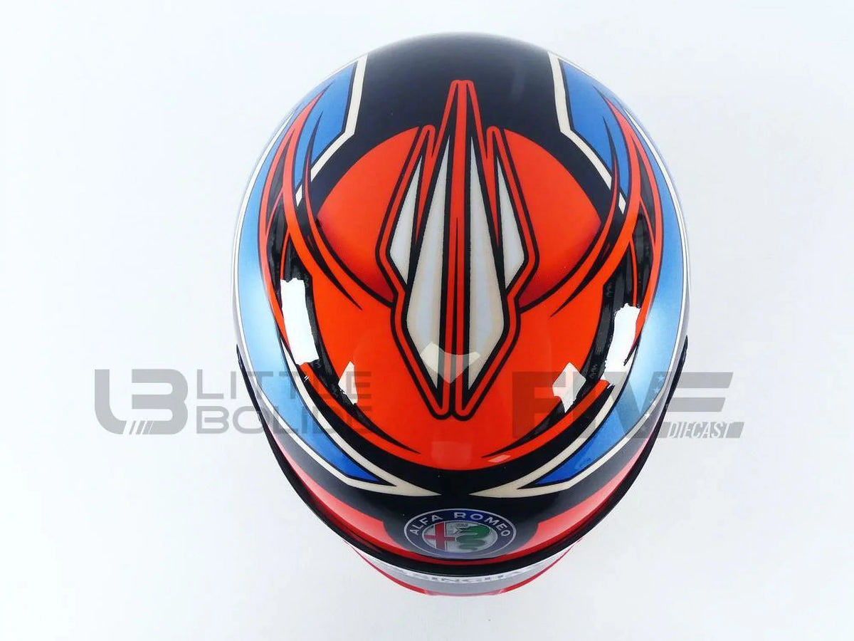 MINI HELMET 1/2 - CASQUE Kimi Raikkonen - Alfa Romeo Racing 2021
