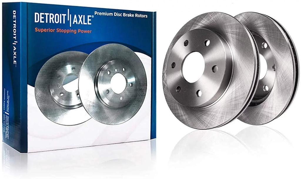 Detroit Axle - Rear Brake Kit for 12-20  F-150 Disc Brake Rotors Replacement 2012 2013 2014 2015 2016 2017 2018 2019 2020 Ceramic Brakes Pads 6 Lug : 13.70" Rotor