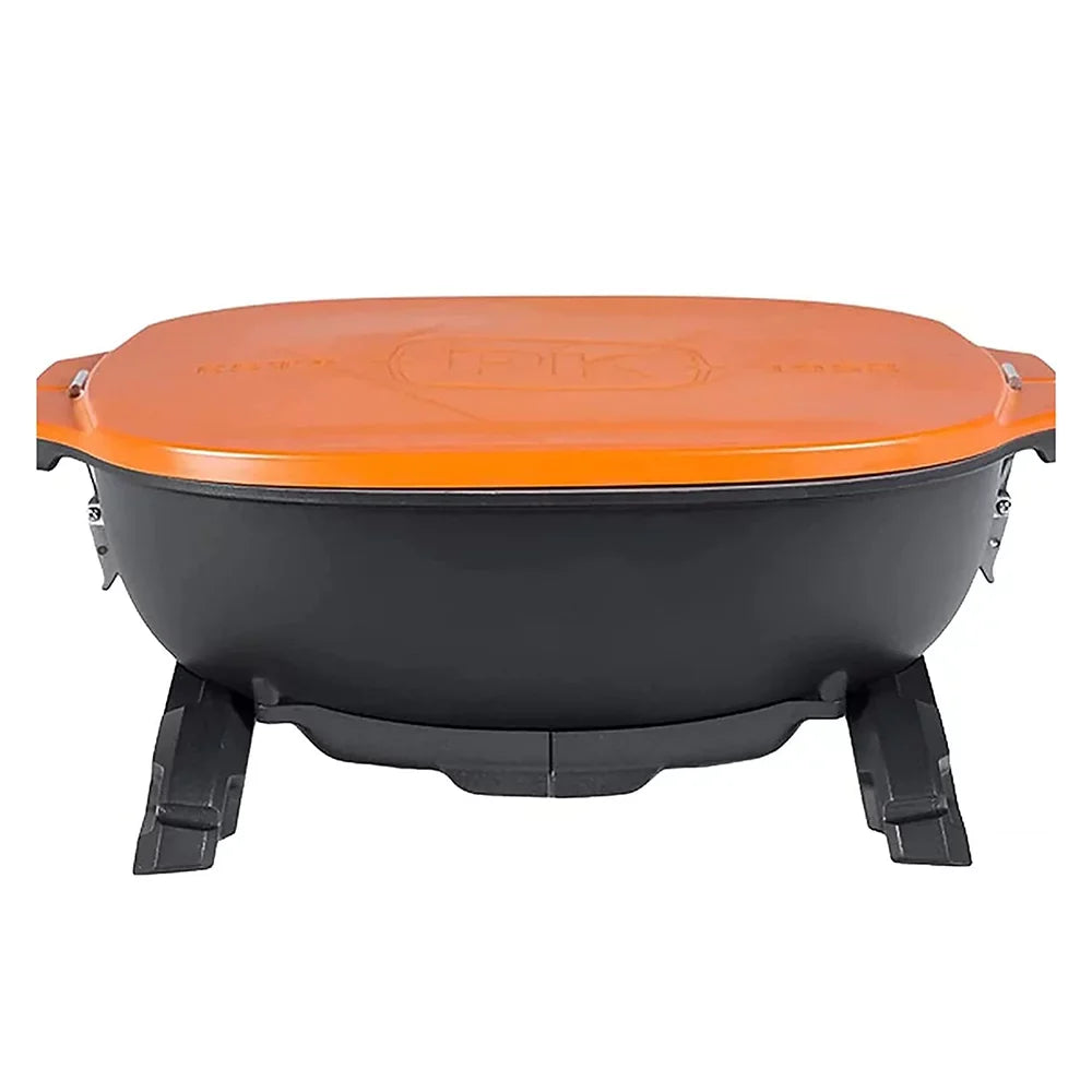PKGO Hibachi Charcoal Grill Orange. PK Grills 17 in