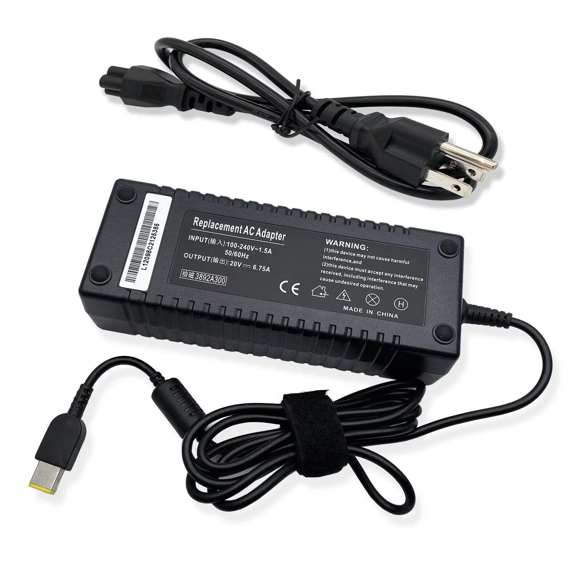 New AC Power Adapter Charger For  ThinkPad T440p T530 T540p W540 Cord 20V