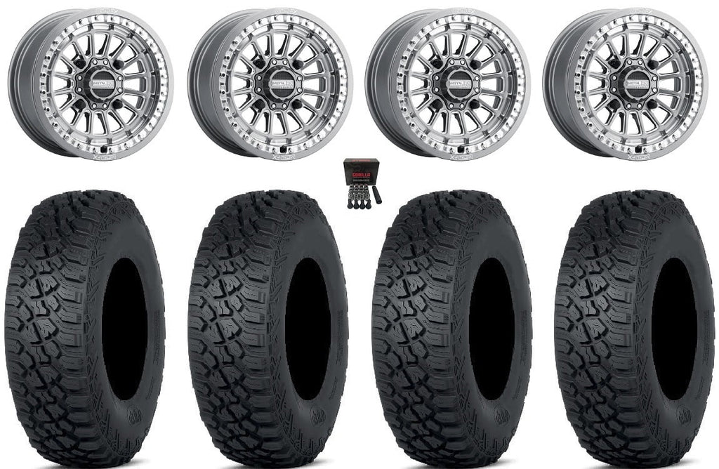 MetalFX Delta Bdlk CC 15" Wheels Gm 30" Tenacity XNR 8ply Tires Polaris RZR XP 1000 / PRO XP / Ranger XP 900/1000