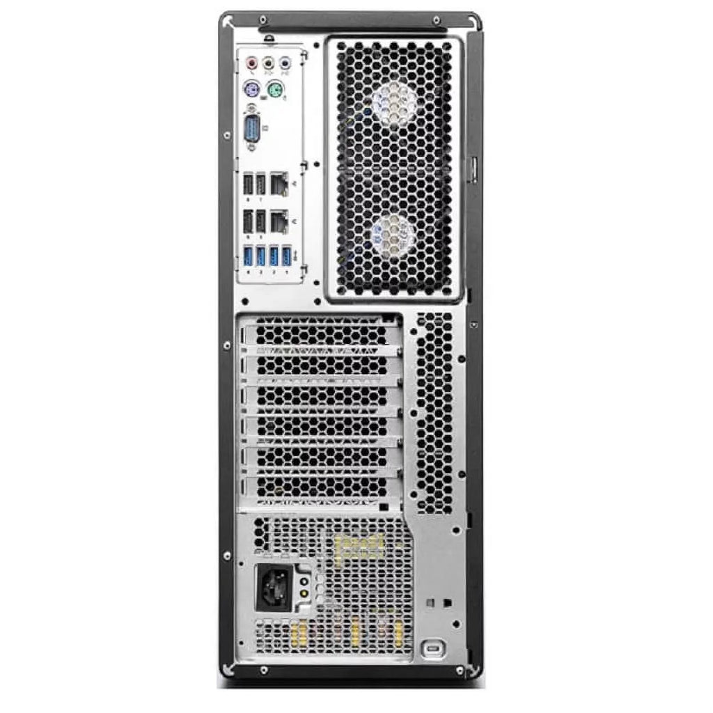 Used  ThinkStation P710 Workstation E5-2637 V3 Quad Core 3.5Ghz 64GB 2TB NVMe M2000 Win 10