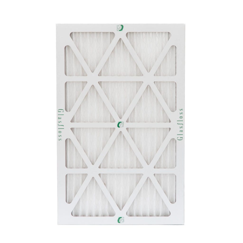 Actual Size: 13-1/2 x 24-1/2 x 7/8. 12 Pack of 14x25x1 MERV 13 Pleated Air Filters by Glasfloss