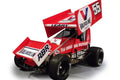 Leary "Valvoline" - Acme A1809515 - 1/18 scale Diecast Car. 2021 Winged Sprint Car, #55 C.J