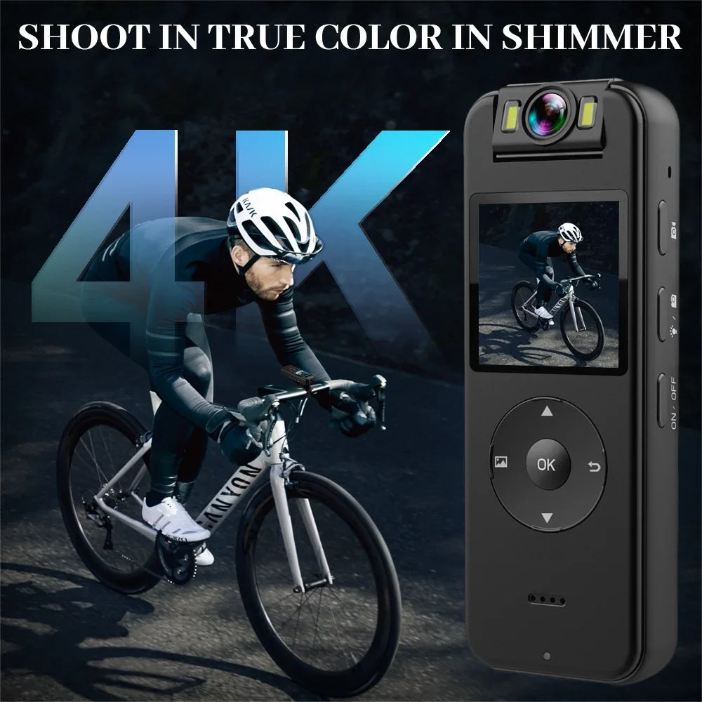 CS09 4K wide-angle camera action camera is suitable for outdoor sports recording and cycling recorders.