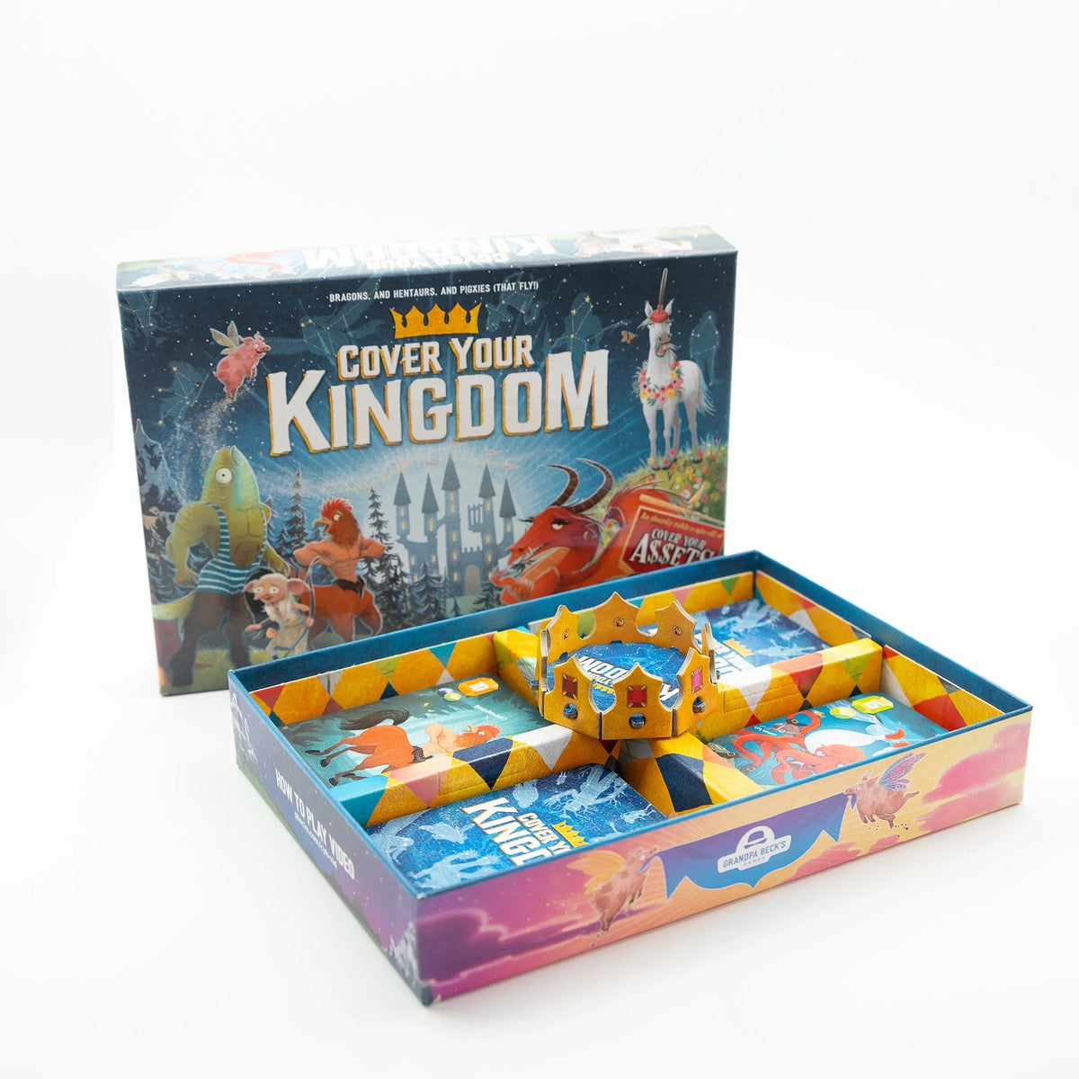 shield Your Kingdom Board Game, by Grandpa Beck's Games