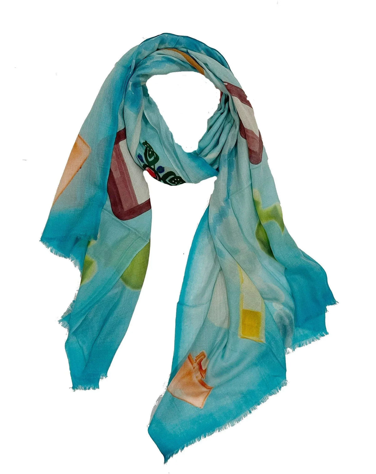 Mirror - Cashmere/Wool Blend Scarf for Adult Females by James Paul Cheung
