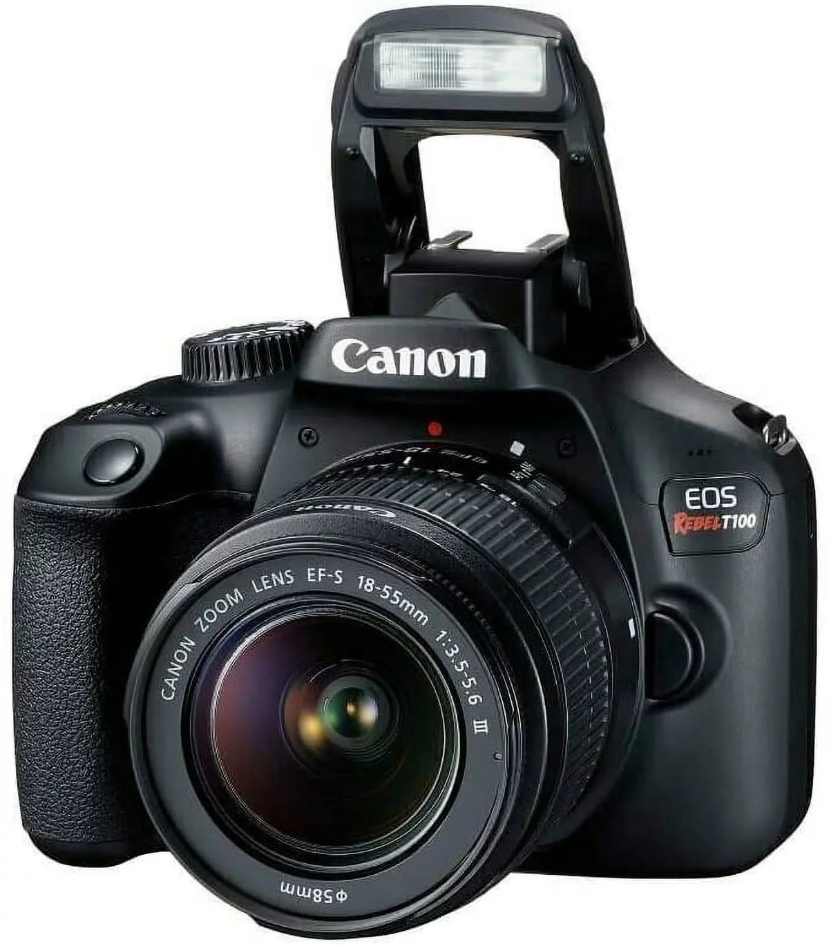 EOS Rebel T100/4000D DSLR Camera with 18-55mm f/3.5-5.6 DC III Lens