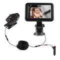 Dazzduo Invigilator,Camera Baby Car Monitor Baby Car 150° Wide View Seat 5 Inch Mirror Display 150° 5 Inch Car Seat Mirror Display Monitor Camera Baby Seat Wide View Vision Baby Car Rear Seat 5