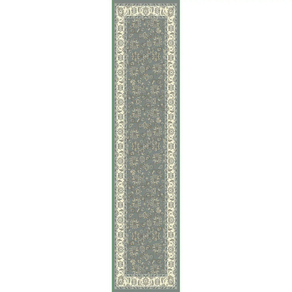 Traditional Rectangle Rug, Dark Blue & Ivory. DynamicRugs LE71058020510 58020 Legacy Collection 6.7 x 9.6 in