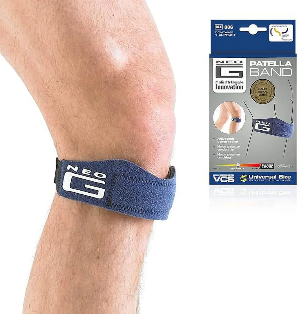 Neo G Patella Tendon Knee Strap – Knee Bands for Working Out, Running, Walking, Hiking, Jumpers Knee, Tendonitis, Crossfit, Gym, Patellar Tracking