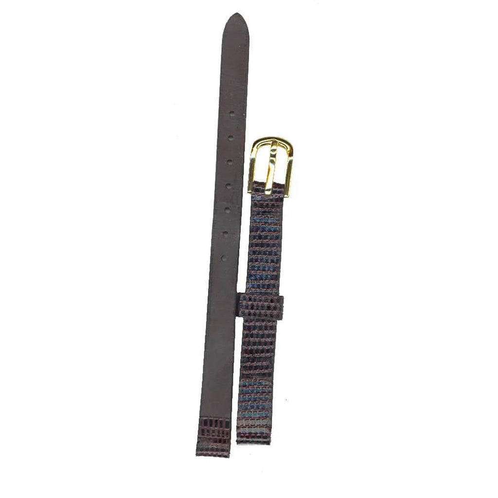 Seiko Watchband 08mm Brown Lizard Grain part#AU01164N