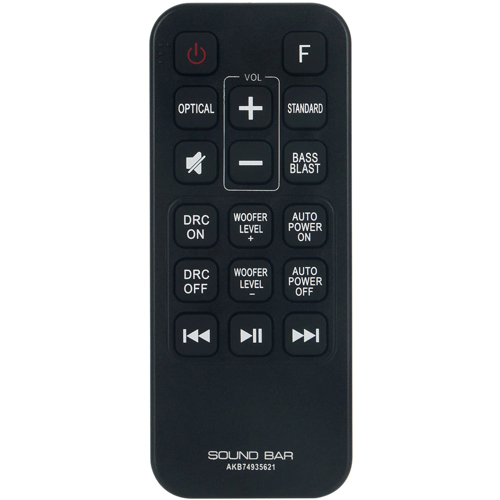 AKB74935621 Replacement Remote Control for  Wireless Sound Bar SJ2 SPJ2B-W