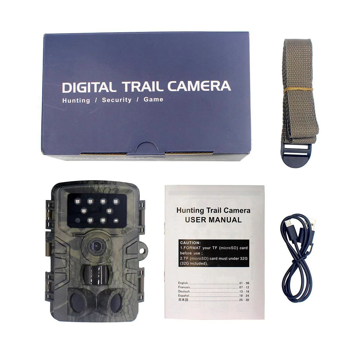 Mini Camera 16MP 1080P Game Camera moisture Wildlife Scouting Cam with 120 degree Wide Angle Lens and Night .0" LCD IR LEDs