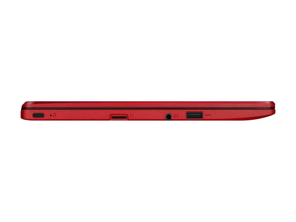 Chromebook Laptop in Red, 12,  Celeron, 32GB Flash Storage, 4GB RAM, C223NA-DH02-RD