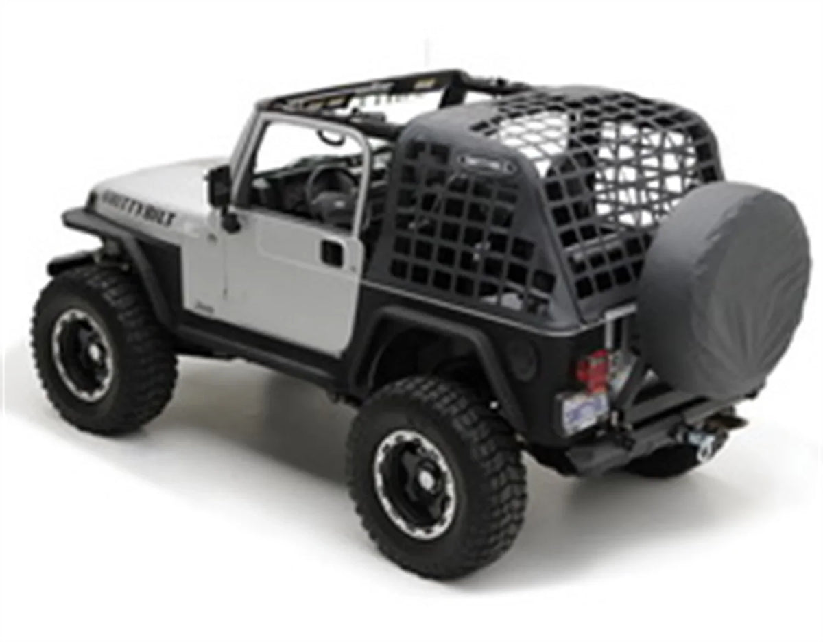 Smittybilt 571035 Cargo Restraint System - Black Diamond Fits select: 2015-2018 JEEP WRANGLER UNLIMITED, 2012-2014 JEEP WRANGLER
